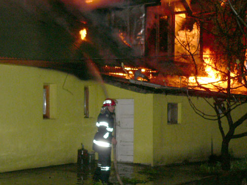 Incendiu strada Minerilor Baia Mare