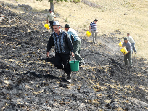 Foto: Incendiu Creasta Cocosului - Maramures