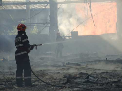 Incendiu Vitafoam Romania SRL Baia Mare