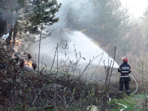 Foto: incendiu - Autogara Baia Mare (c) eMaramures.ro