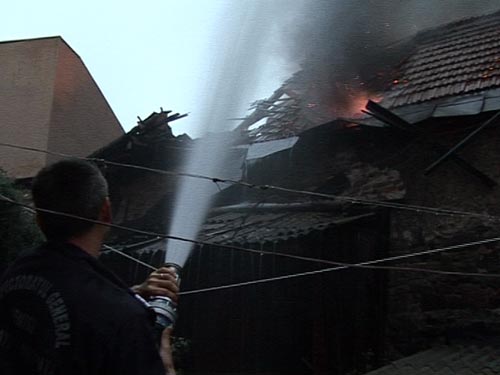 Foto Incendiu pe strada Gheorghe Sincai (c) 