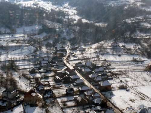 Maramures din elicopter