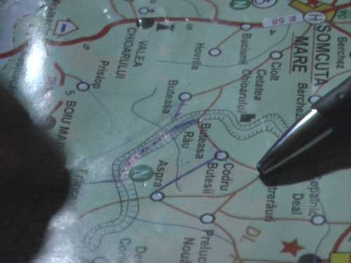 harta turisti salvati Cheile Lapusului