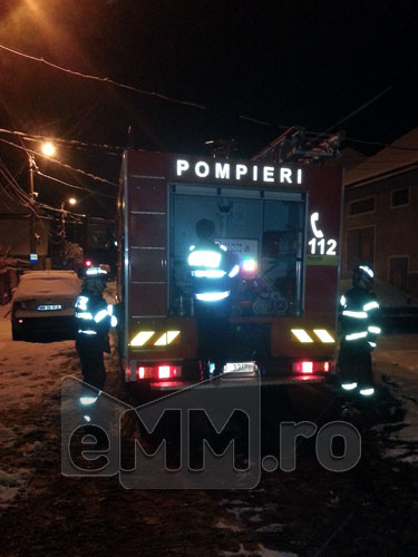 Foto: incendii mansarda Baia Mare (c) eMaramures.ro