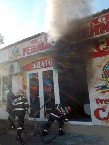 Incendiu in cartierul Sasar