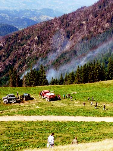 Foc la Borsa (c) CJSU Maramures