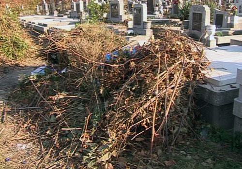 Gunoaie in cimitirul Horea I (c) eMM.ro 