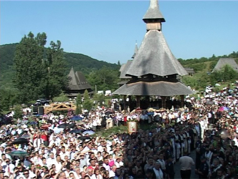 Patriarhul Daniel, la Manastirea Barsana (c) eMM.ro