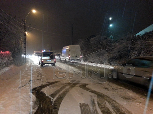 Foto: drum cu zapada - DN 18B, Grosi (c) eMaramures.ro