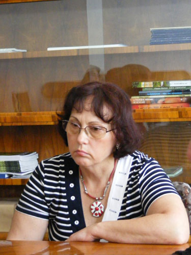Foto Piroska Zagyva - lider Sindicatul Independent al Medicilor (C) eMaramures.ro