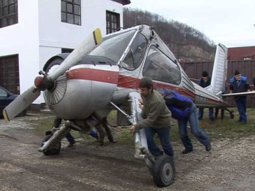 Foto avion Wilga (c) eMaramures.ro