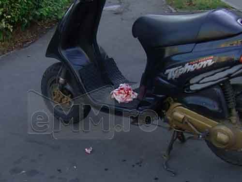 Foto: accident scuter Republicii (c) eMaramures