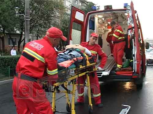 Foto: accident Republicii - soferita Matiz (c) eMaramures.ro