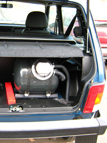 Foto instalatie GPL - masina