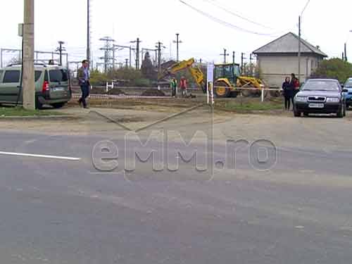 Foto: santier linie troleibuz Baia Mare (c) eMaramures.ro