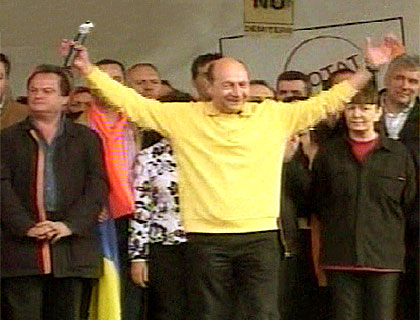 Foto Traian Basescu - miting