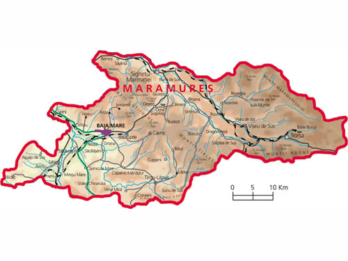 maramures harta