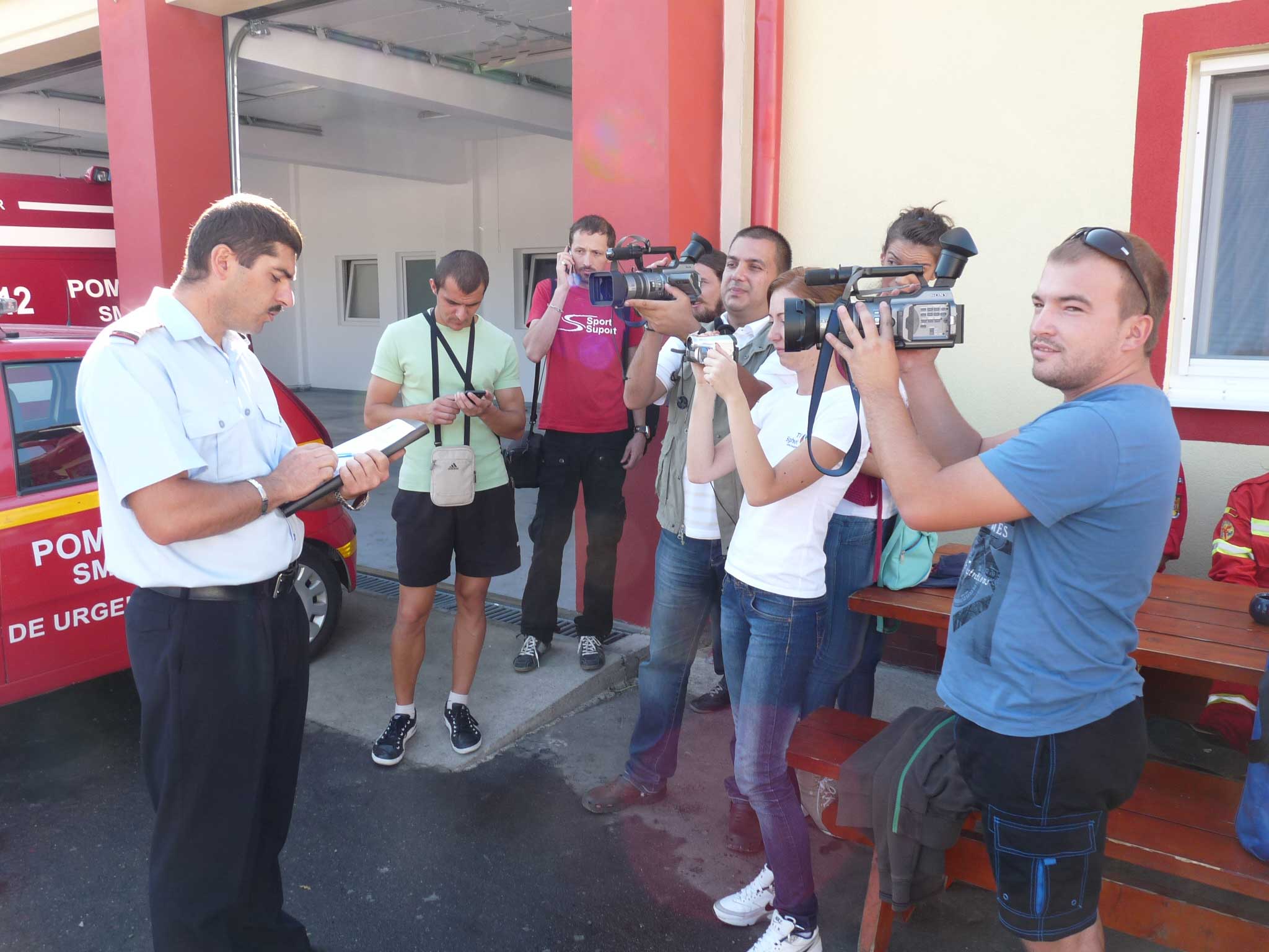 Jurnalisti la concursul ISU Maramures