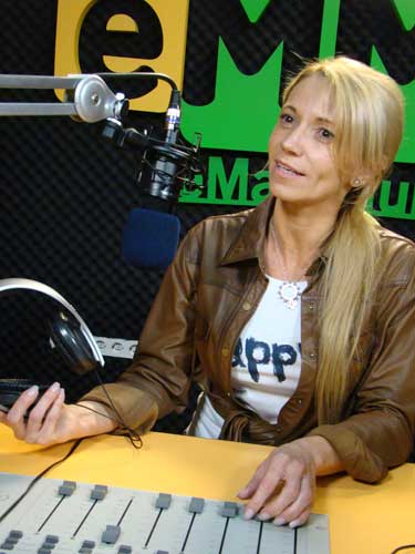 Daniela Morari, la Radio eMaramures (c) eMM.ro