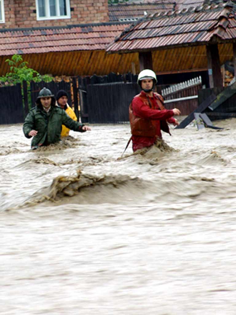 Foto inundatii Romania