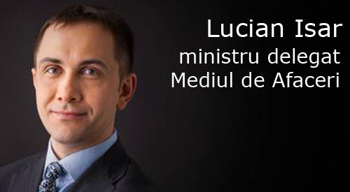 Lucian isar, ministru delegat pentru Mediul de Afaceri