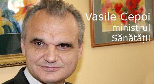 Vasile Cepoi, ministrul Sanatatii