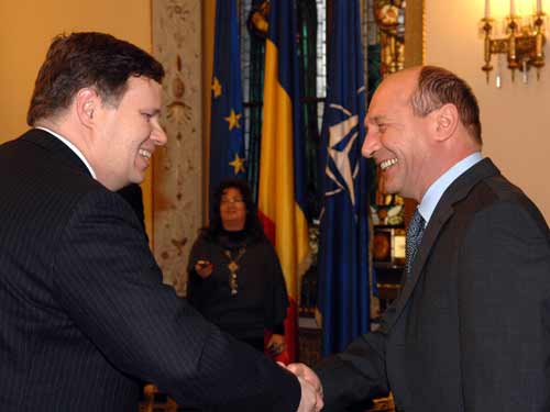 Jeffrey Franks si Traian Basescu