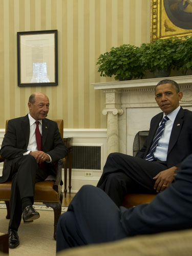 Foto: Obama si Basescu (c) presidency.ro