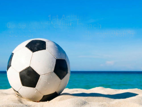 Foto fotbal pe plaja