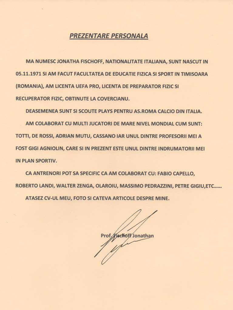 Prezentare Jonathan Fischoff 