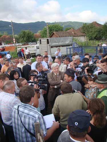 Foto: Ministrul Tabara in Maramures