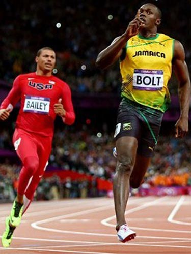 Foto: Usain Bolt (c) london2012.com