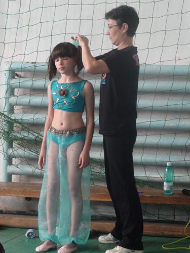 Foto: Bianca Sorianu si coregrafa Daniela Hoban (c) eMaramures.ro