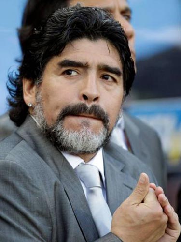 Foto: Diego Maradona (c) worldofootball.wordpress.com