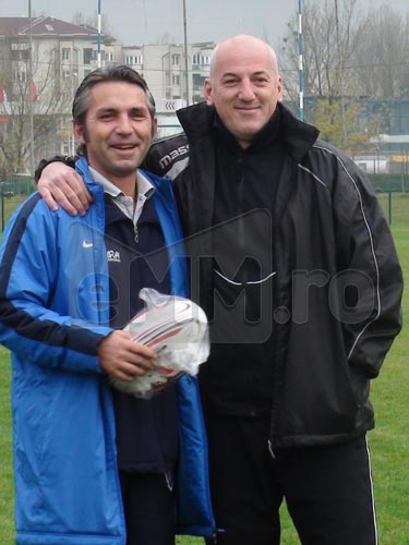 Foto: Antrenorii Daniel Boldor si Eugen Apjok (c) eMaramures.ro