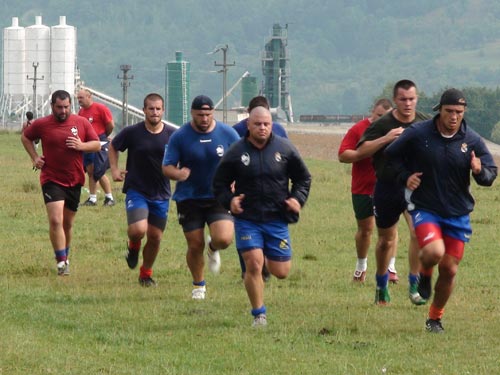 Foto: CSM Stiinta Baia Mare, in cantonament (c) eMaramures.ro