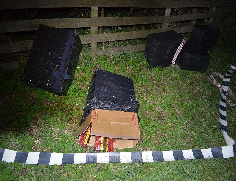 Ţigări în valoare de peste 200.000 lei confiscate la frontiera de nord a României