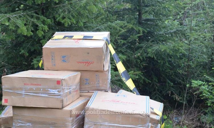 Aproximativ 24.000 de pachete cu ţigări confiscate la frontiera de nord