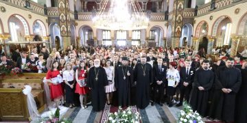 Festivitatea de absolvire a Promoției 2019 la Liceul Teologic Ortodox „Nicolae Steinhardt” din Satu Mare.