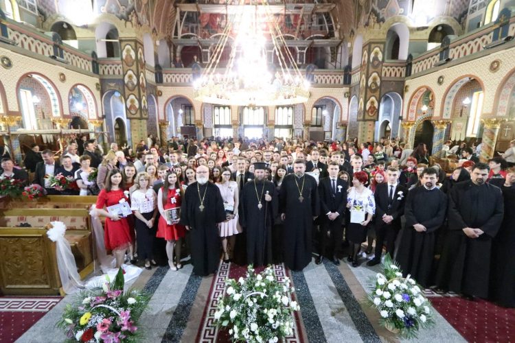 Festivitatea de absolvire a Promoției 2019 la Liceul Teologic Ortodox „Nicolae Steinhardt” din Satu Mare.