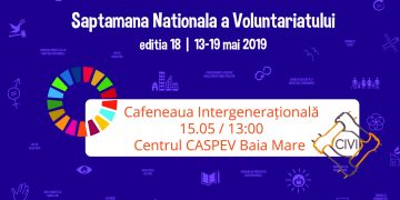 Tineri voluntari şi seniori băimăreni la „Cafeneaua Intergeneraţională”