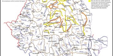 Atenționare hidrologică Cod Galben și Cod Portocaliu în Maramureș