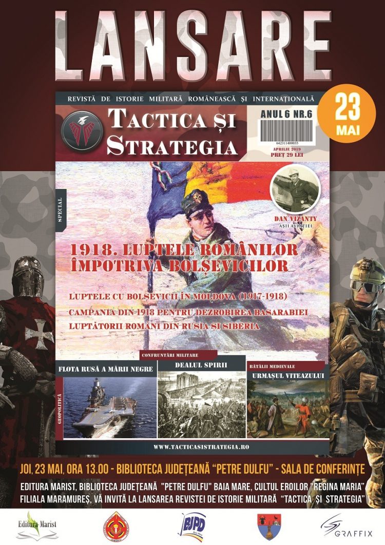 Un nou număr al revistei de istorie militară va fi lansat la Biblioteca Judeţeană