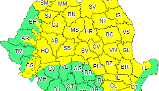 Vremea rea ne dă bătăi de cap în continuare. Cod galben de instabilitate atmosferică accentuată continuă în Maramureș