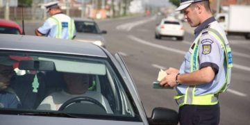 Poliția în acțiune. Cea mai mare viteză înregistrată a fost de 121 km/h pe un sector de drum cu limită de 50 km/h.