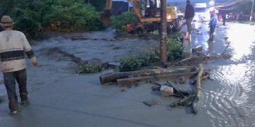 IMAGINI de la intervenţia pompierilor la Vişeu de Sus pentru evacuarea apei din gospodării