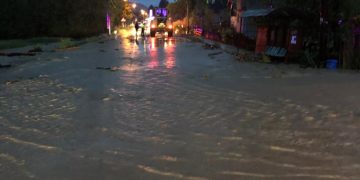 IMAGINI de la intervenţia pompierilor la Vişeu de Sus pentru evacuarea apei din gospodării