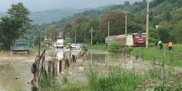 Ploaie torențială și inundații în Maramureș. Unde sunt probleme