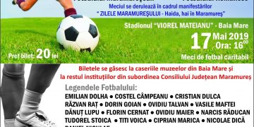 Gloriile fotbalului maramureșean și Legendele fotbalului românesc, meci caritabil în Baia Mare
