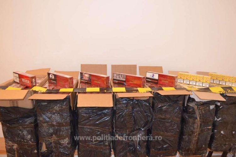Contrabandă: 30.850 de pachete de țigări confiscate de  I.T.P.F. Sighetu Marmației